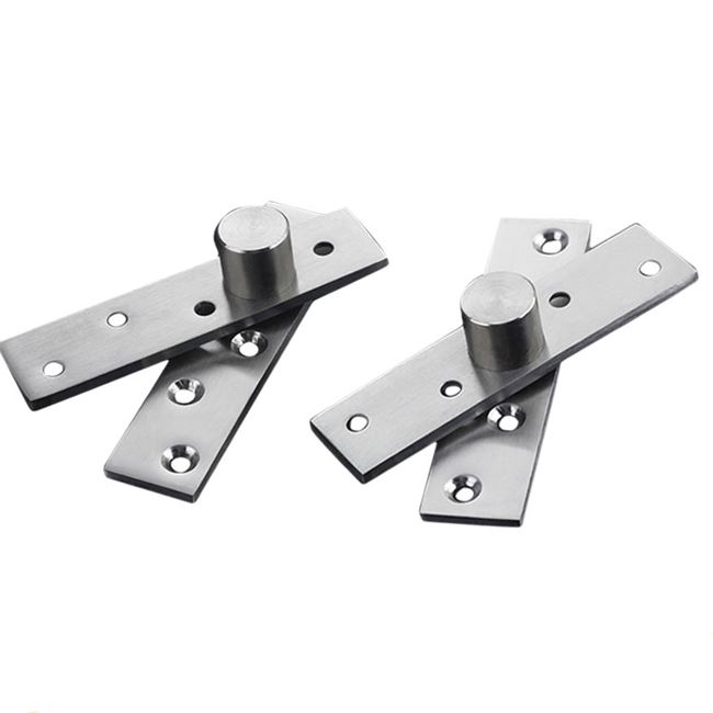 暗藏360转轴不锈钢天地铰链暗门合页门轴上下配件度旋转木门偏心