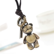 Good Korea winter retro art bear pendant necklace fashion necklace jewelry pendants accessory bag-mail