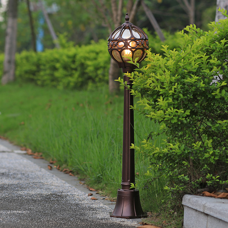 热卖草坪灯草地阳台露台led灯具欧式复古庭院灯花园户外景观包邮?