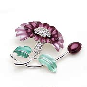 Smiling Korean sunflower brooch Crystal rhinestone woman luxury jewelry brooch pin clasp 356789