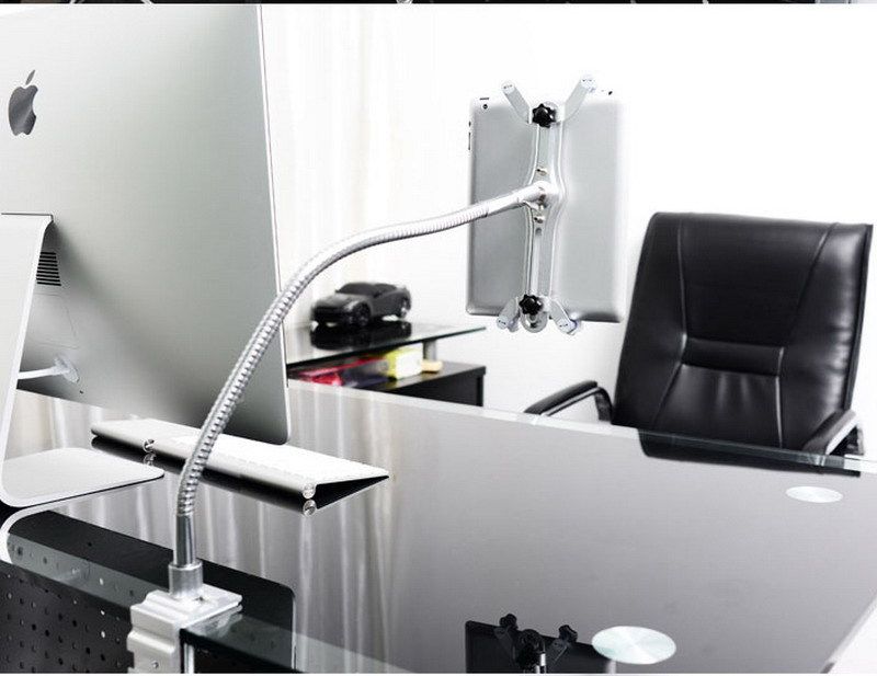 爆款包邮铝合金IPAD平板电脑落地桌床上IPAD折叠桌 IPAD2 3 4支架