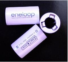 三洋正品eneloop 5号转2号电池 转接筒/转换筒/转换器 3.5元一个