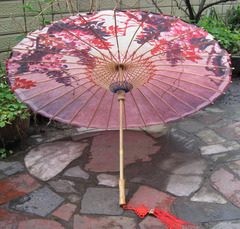 油纸伞 防雨防晒 泸州油纸伞 复古 舞蹈油纸伞 古典传统 紫藤情深