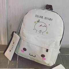 2016韩版双肩包女包电脑包学院风休闲帆布初中学生书包旅行包背包