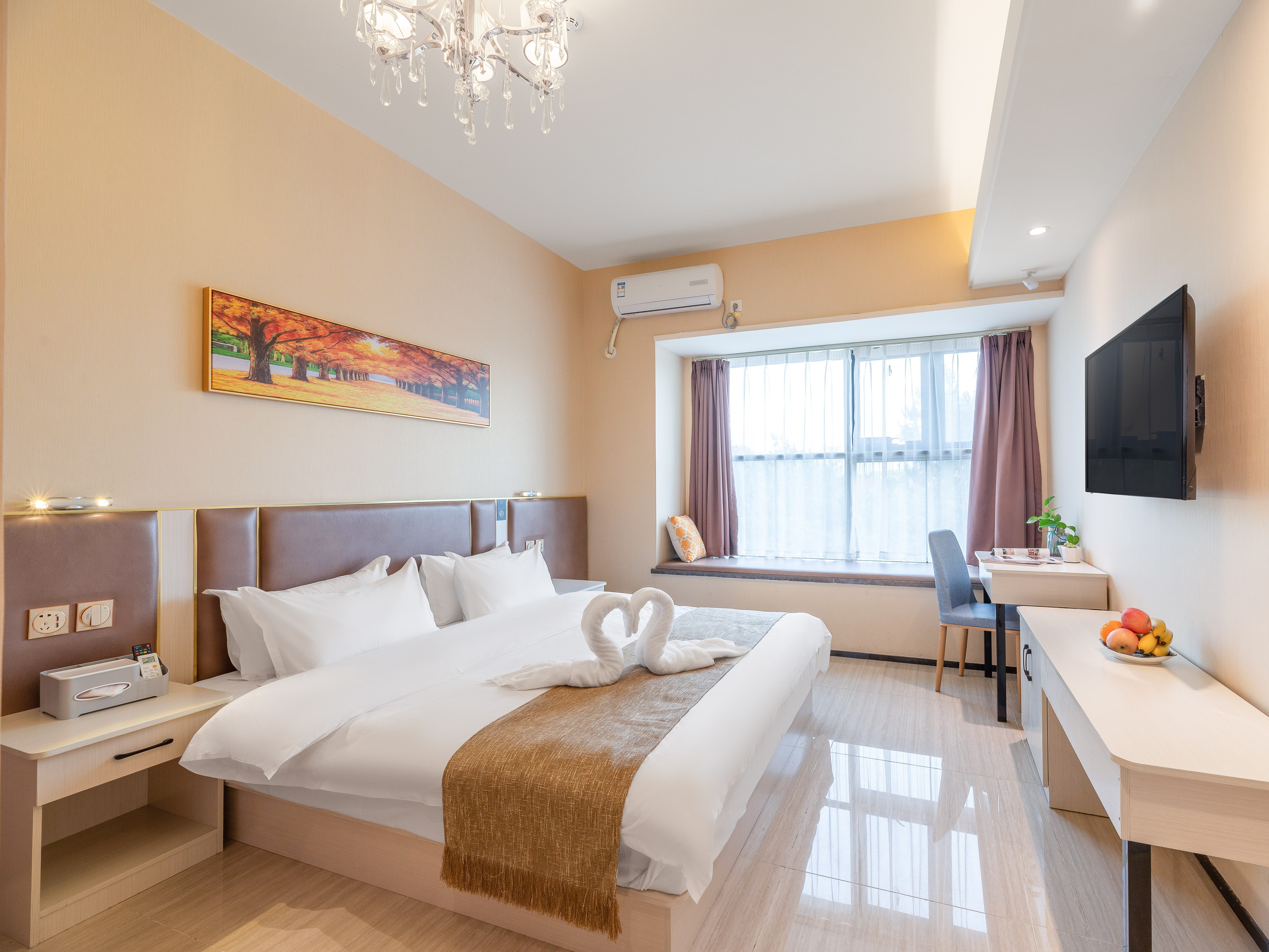 榕悦观澜精品公寓酒店济南大学尊享商务大床房酒店客栈日历