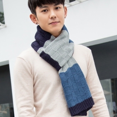 韩版新款男士围巾秋冬季学生年轻人情侣保暖毛线围巾女加厚长围脖