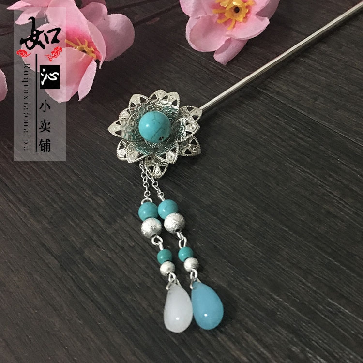 精品饰品 扮演古装电视剧特工皇妃楚乔传 萧玉黄梦莹同款头饰发簪