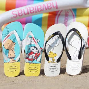 gucci迪士尼2020 Havaianas新品2020中性寬帶SNOOPY迪士尼藍 白色人字拖鞋哈瓦那 gucci迪士尼合作