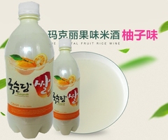 原装包装进口L醇堂 韩国玛格丽果味白米酒西柚味750ML 2瓶包邮