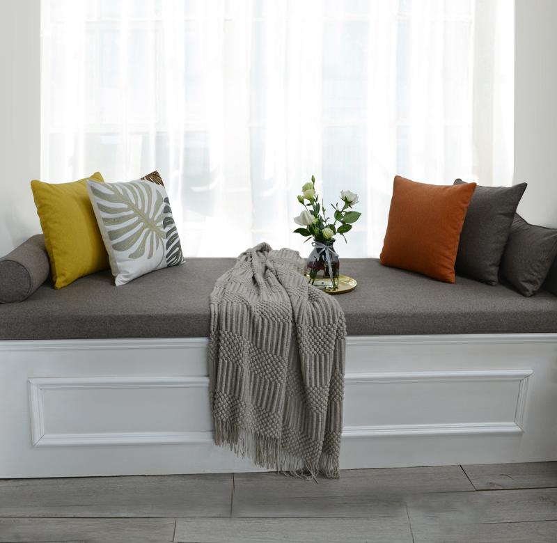 椰棕乳胶飘窗垫图片