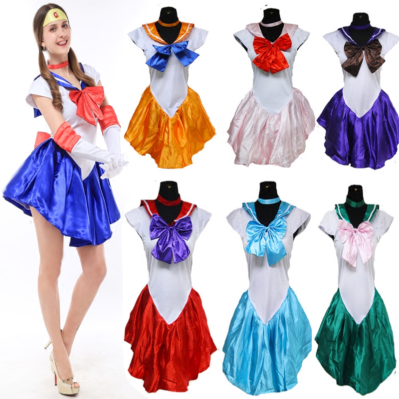美少女战士服装_sailor moon美少女战士cosplay演出服装月野兔水冰月