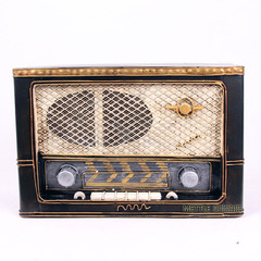收音机模型工艺品 欧式摆设装饰品 外贸复古外贸家饰 家里摆设