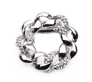 Good jewelry Korea rhinestone scarf buckle rhinestone brooch pin brooch pin vintage