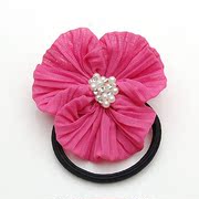 Smiling Korean band provided flowers rope Korea hair hair hair hair accessories jewelry tiara 355274