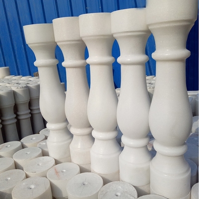 定制大理石罗马柱石雕阳台立柱子楼梯扶手汉白玉花瓶栏杆护栏人气