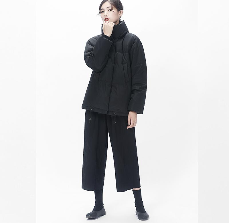 羽绒服半成品女短图片