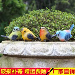 树脂工艺品仿真小鸟动物摆件花园庭院装饰品创意家居摆设景观雕塑