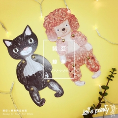 韩版趣味动物狗狗猫咪心意卡生日卡贺卡祝福礼品卡装饰卡摄影道具