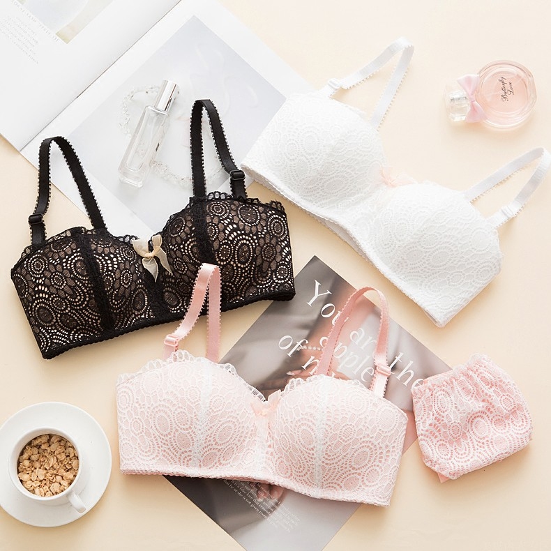 特价内衣套装半杯文胸少女学生