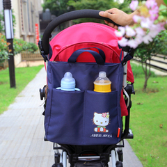 多功能婴儿推车挂包置物袋可斜挎单肩包妈咪包奶瓶水杯收纳袋挂袋
