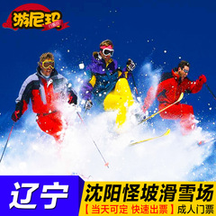 （当天可定）沈阳怪坡国际滑雪场 怪坡滑雪场日场滑雪门票 成人票