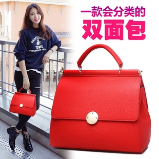 coach poppy包包 包包女2020新款紅色包包婚包手提包女包結婚包包新娘包韓版斜跨包 coach單肩包包