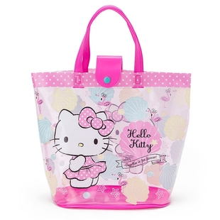 prada包包日本 日本Sanrio正品Hello Kitty 透明沙灘袋遊泳包手提包女包包 prada