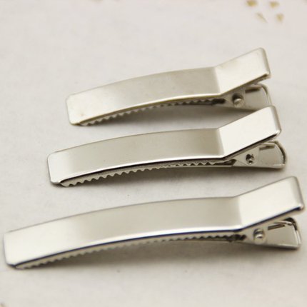 加厚双叉夹开口夹鸭嘴夹方夹子diy手工蝴蝶结材料饰品配件