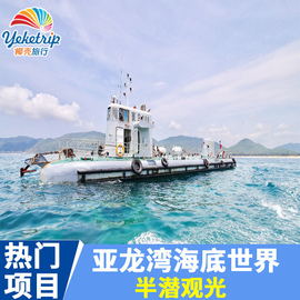 [亚龙湾海底世界-海底半潜观光船]海南三亚亚龙湾海底世界旅游门票