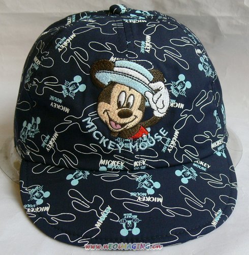 清仓正品迪士尼帽 Disney帽米奇帽幼儿帽宝宝帽小马帽SM60019丈青