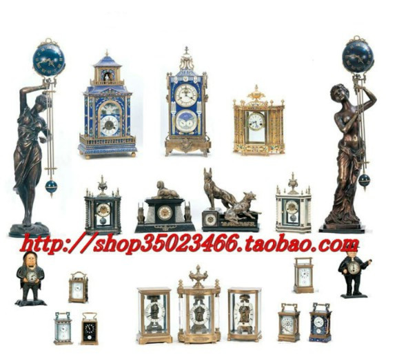 古典钟表 欧式 机械 西洋 摆设收藏 家居装饰创意 客厅装饰时钟
