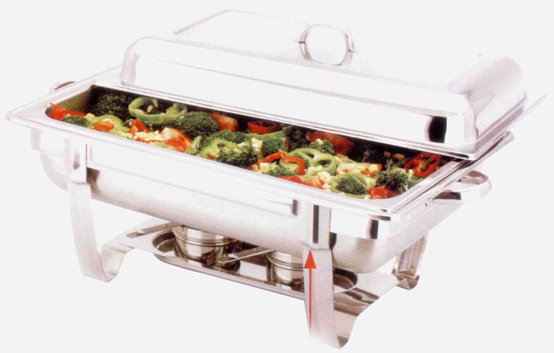 包邮可视自助餐炉透明盖保温方形电加热保温炉一体电热布菲炉