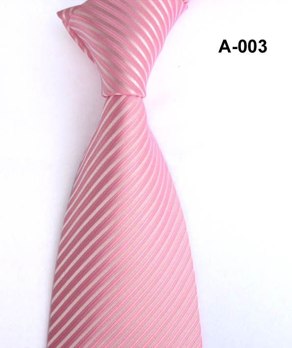 kayjoun 粉色结婚领带 男正装结婚10cm  8cm时尚条纹婚礼新郎领带
