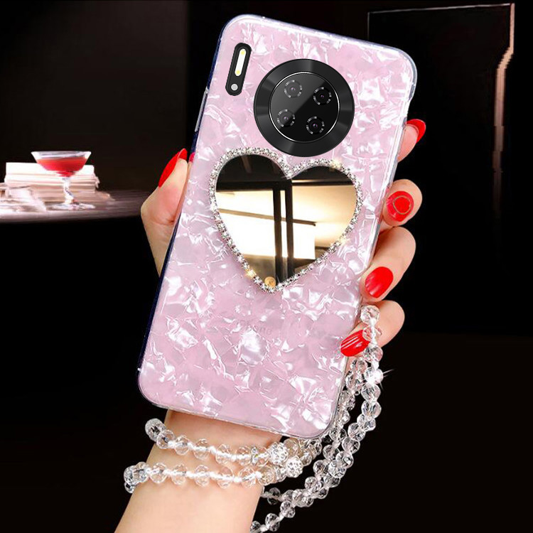 华为mate30手机壳mare30保护套魅特30个性时尚女matd30防摔mote30镜子