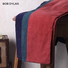 BOB DYLAN灯芯绒男裤直筒休闲裤秋冬季条绒裤男士长裤青年裤子男