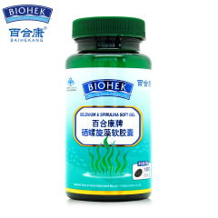 百合康牌硒螺旋藻软胶囊 0.5g/粒*100粒