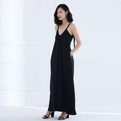 设计师SYU HAN推荐 你一定要拥有的优雅女神深V露背修身超长裙