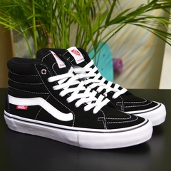 【现货】VANS/范斯黑色经典SK8-HI PRO专业滑板鞋 VN000VHG9X1