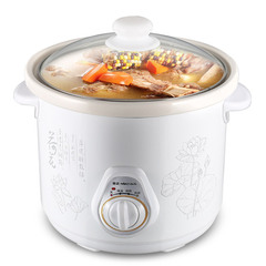 金正 JZDZ-15D电炖盅1.5L白瓷煮粥锅砂锅煲bb煲粥煲汤糖水
