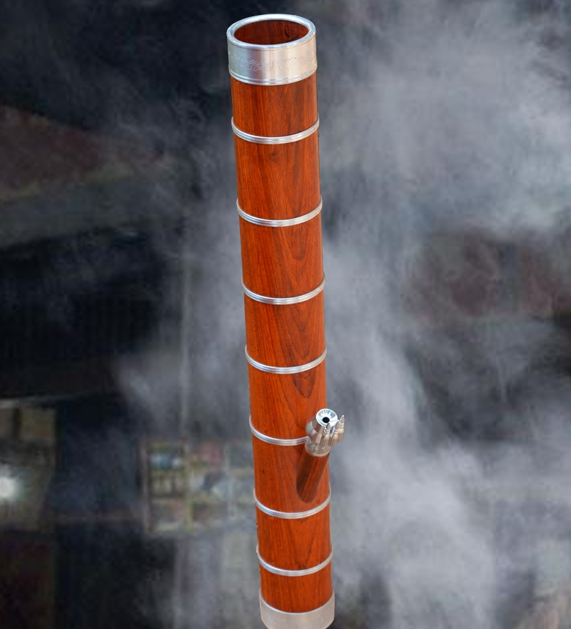 (今日5折)红花梨水烟筒云南特色水烟袋多箍水烟桶天