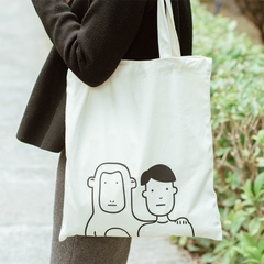 NULL BAG原创日系布袋子单肩帆布包女文艺简约手提袋环保购物袋