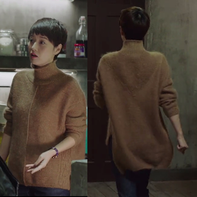 罗子君明星同款衣服毛衣女拼接撞色针织衫女秋潮已售0新品淘宝￥199折