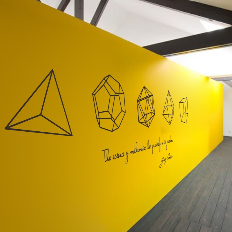 ins风班级文化墙贴纸布置  办公室教室宿舍装饰数学几何图案墙贴