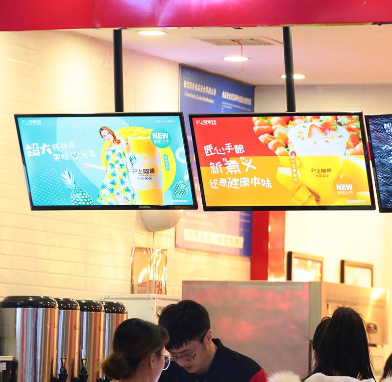 奶茶店广告牌灯箱图片