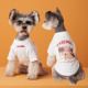 小狗狗衣服夏季薄款T恤短袖泰迪雪纳瑞马尔济斯比熊约克夏小型犬