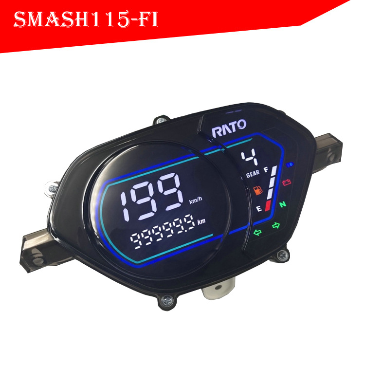 出口南美SUZUKI VIVA 115R摩托车菲律宾SMASH115-FI数字仪表码表