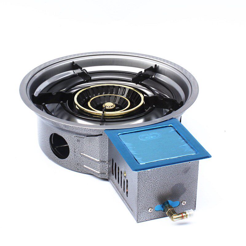 商用韩式火锅炉燃气灶液化气嵌入式火锅煤气炉火锅店自助餐煤气灶