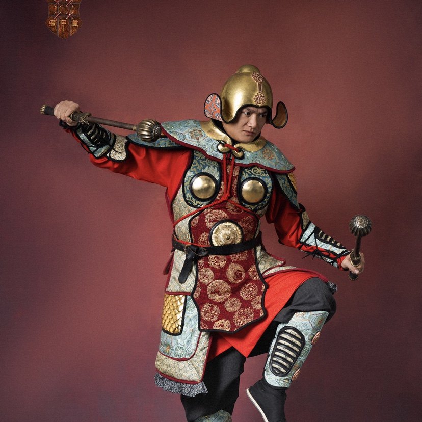 缀甲唐仪仗仪仗唐绢甲十三之一盔甲