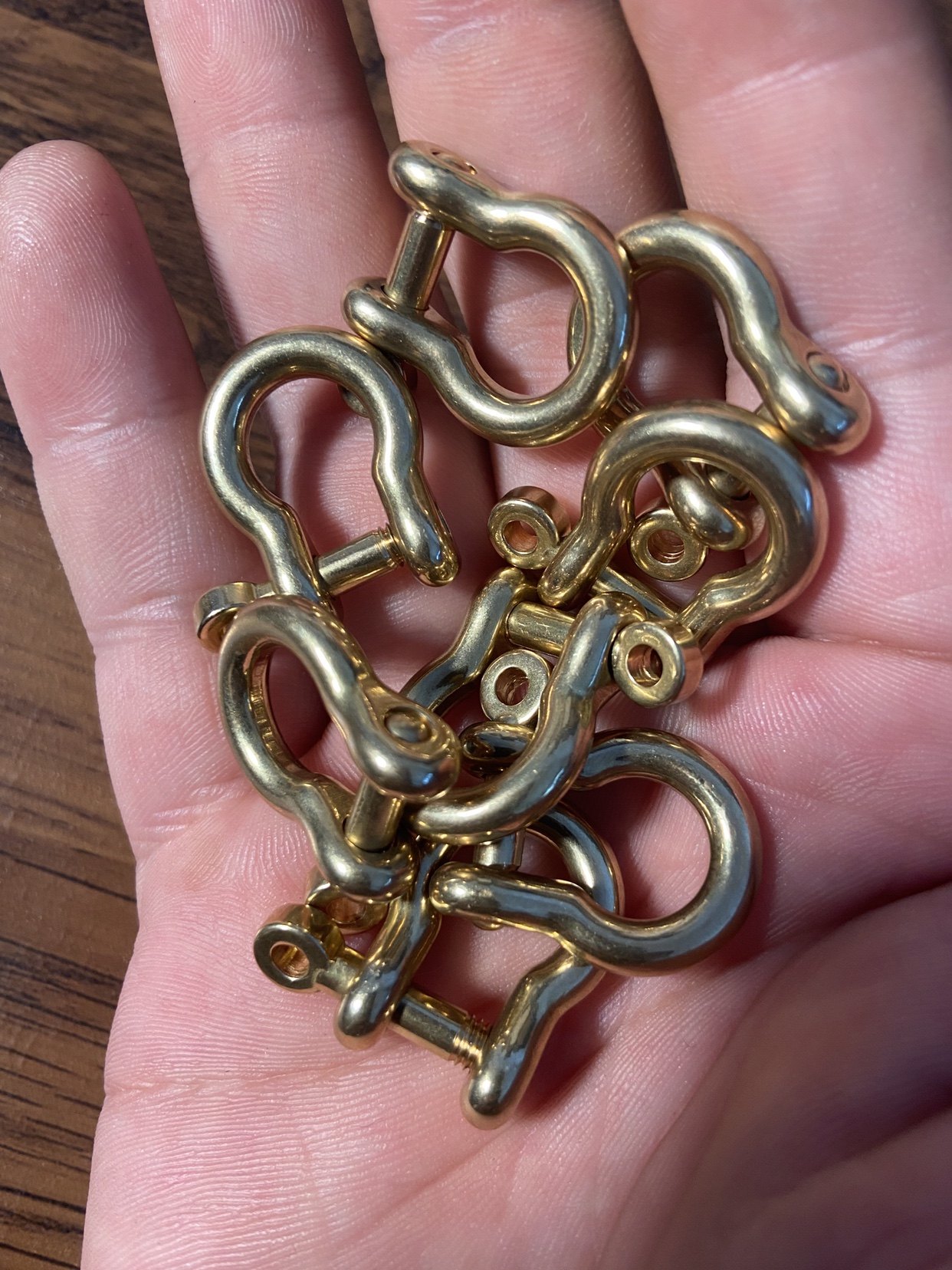 编织大神逆鳞专用手工抛光纯铜马蹄手链