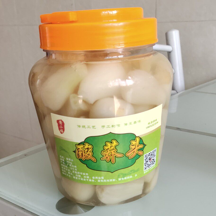 广西玉林特产酸荞头甜酸藠头泡菜茭头腌制乔头酸腌制